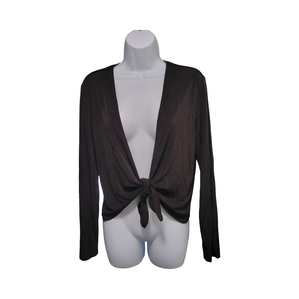 Chico's Dark Brown Knit Top
